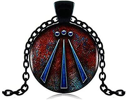 Druid Protection Amulet Photo Pendant Charm Gift Viking Jewelry Viking Necklace Celtic Art Jewelry Celtic Jewelry Awen Symbol Druid Amulet Necklace