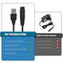 Shaver Charger USB Cord for Microtouches Solo Electric Shaver Solo Trimmer USB Charging Cable 31.5 in with 2 Cleaning Brush