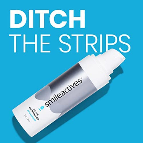 Smileactives Teeth Whitening Gel, Easy to use Teeth Whitener Gel for Bright White Teeth and a Captivating Smile! - 1oz Travel Size (Pack of 3)