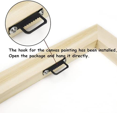 HVEST Dolphin Canvas Wall Art Cute Dolphins Playing Under Sea with Sunshine Picture Printing Artwork for Living Room Bedroom Bathroom Wall Decor,Stretched and Framed Ready to Hang,12x16 Inches