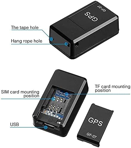 GPS Tracker for Vehicles, Mini Magnetic GPS Real time Car Locator, Full USA Coverage, No Monthly Fee, Long Standby GSM SIM GPS Tracker for Vehicle/Car/Person 2022 Model (GPS)