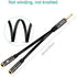 KINGTOP 2 Pack 3.5mm Combo Audio Adapter Cable for PS4,PS5,Xbox One,Tablet,Mobile Phone,PC Gaming Headsets and New Version Laptop