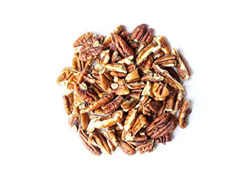 Pecans Pieces, 8 Ounces – Non-GMO Verified, Chopped Raw Pecan Nuts, Unsalted, Unroasted, Shelled, Kosher, Vegan, Sirtfood, Bulk. Good Source of Iron, and Calcium. Great for Baking, Homemade Desserts, and Salads.