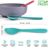 GET FRESH Bamboo Kids Spoons Set – 4-pack Colorful Bamboo Kids Cutlery for Everyday Use – Reusable Bamboo Fiber Kids Spoons for Daily Mealtime – Large Bamboo Utensils for Toddlers and School Children