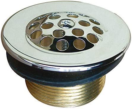 Kingston Brass DTL201 Bath Tub Drain Strainer and Grid, Polished Chrome