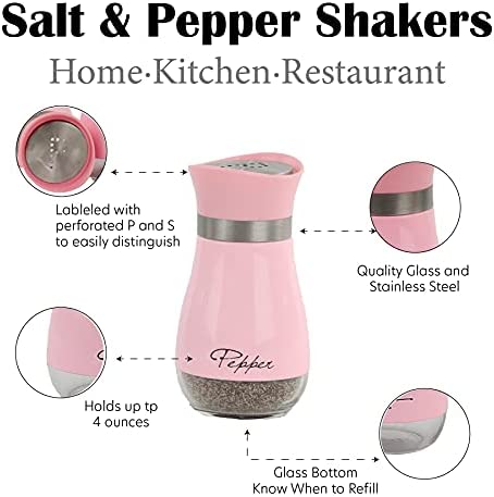 Basic Salt & Pepper Shakers - Pink