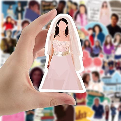 Gilmore Girls Stickers | 50 PCS | Vinyl Waterproof Stickers for Laptop,Skateboard,Water Bottles,Computer,Phone, Cute Anime Stickers