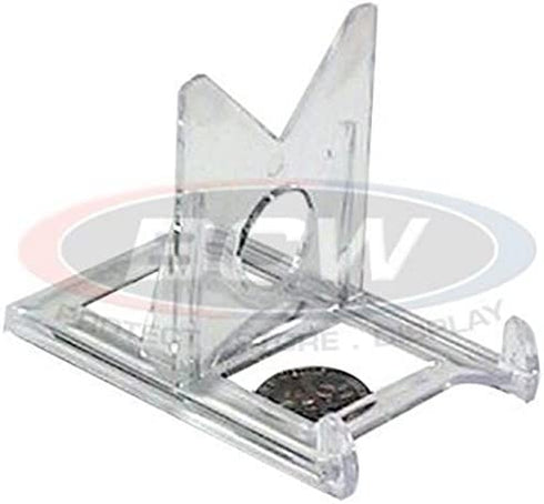 Box of 20 BCW 2-Piece Card Display Stands for Top Loaders, Magnetics, or Screwdowns