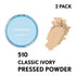 Covergirl Clean Matte Pressed Powder, Classic Ivory, 0.35 Oz, Pack of 2 (Packaging May Vary)