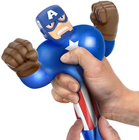 Heroes of Goo Jit Zu Licensed Marvel Hero Pack - Captain America, Multicolor (41057)