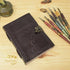 PRASTARA Leather Journal – Small Leather Journals – Vintage Leather Journal for Men & Women – Handmade Leather Notebook – Unlined paper Sketchbook Drawing Journal – 5 x 7 Inch – THE JOURNEY