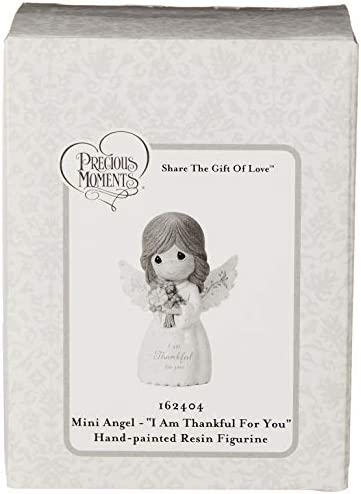 Precious Moments 162404 I Am Thankful For You, Mini Resin Figurine