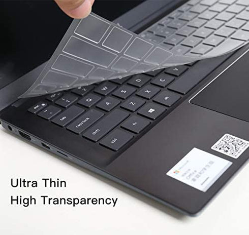 CaseBuy Keyboard Cover for 2019 Dell Inspiron 2-in-1 13.3" 7390 i7390 i7391 Laptop, Ultra Thin Soft-Touch TPU Keyboard Skin for New Dell Inspiron 13 7000 7390 7391 13.3 inch Laptop
