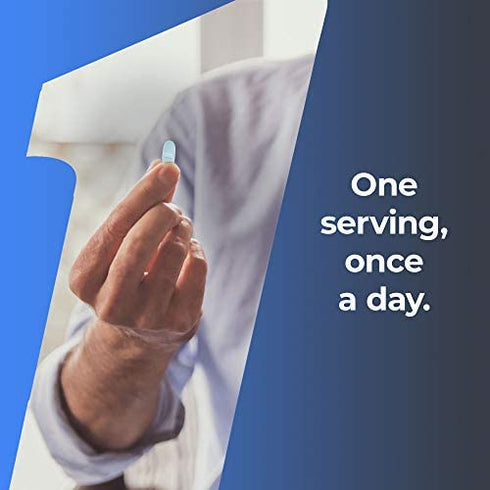 One A Day Men’s 50+ Multivitamins, Supplement with Vitamin A, Vitamin C, Vitamin D, Vitamin E and Zinc for Immune Health Support*, Calcium & more, 100 count