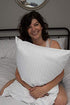 4 Pack Pillow Protectors Queen 20x30 Inches ?¤Life Time Replacement?¤ Tight Weave Enhanced Protection Cotton Sateen Blend High Thread Count 400 Style Zip (Queen 4 Pack Cotton Sateen)