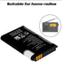 BL-5C 3.7V 1020mAh Rechargeable Battery Suitable for Household Radio with Current Protection 2 Pieces (Black)