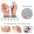 Premium Upgrade Lucency Nail Buffers for Natural Nails, Artificial Nails and Chamois Nail Buffer, All in One Step, beUakso Premium Upgrade Natural Nail Buffer and Shine Kit with Gift Box