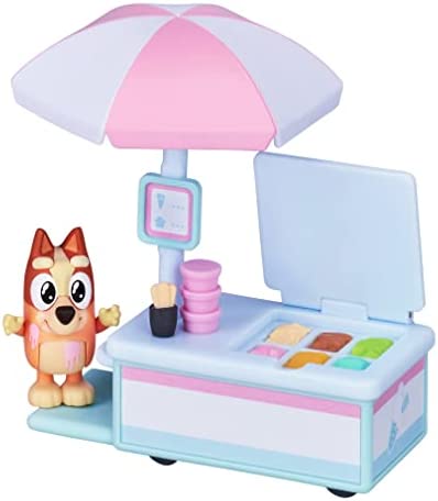 Bluey Ice Cream Cart - Vehicle and 2.5-3" Bingo Figure Pack