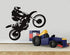YttBuy Dirt Bike Wall Decals Motocross Decal Motocross Wall Decals Motocross Wall Decal Motocross Decals Dirt Bike Decals for Wall Dirt Bike Wall Sticker for Motocross Bedroom
