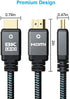 Yauhody 8K HDMI 2.1 Cable 6ft, 48Gbps Ultra High Speed Heavy Duty Nylon Braided HDMI 2.1 Cord, Real 8K@60Hz, 10K, 4K@144Hz, 4K@120Hz, eARC, HDCP 2.2 & 2.3, Dynamic HDR, 3D for Monitor, TV (6 Feet)
