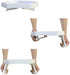 Sofa Armrest Clip Tray Table, Couch Drink Snack Remote Control Holder (White)