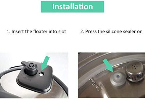 Parts Replacement for Instant Pot Duo 5, 6 Quart Qt Include Sealing Ring, Steam Release Valve and Float Valve Seal Replacement Parts Set
