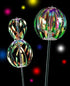 Rainbow Twirler Stick - 4 Pack - Magic Party Bubble Wand - Spin Twirl Swirl and Dazzle - Fun Addicting Party Favor