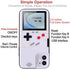 JILLICK Playable Gameboy Case for iPhone 6/6S/7/8/2020 SE, Shockproof Gameboy Cover Case with 36 Classic Games, Handheld Color Screen Video Game Console Case for iPhone, White