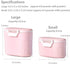 Travel Infant Formula Dispenser Box with Scoop, YEEHO Portable Baby Dry Milk Powder Food Container with Spoon Airtight Storage Easy go Parents Choice Sealed Small Case,Pink