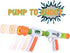 Kiddie Play Atomic Power Popper Gun Ball Shooter with Foam Balls for Kids
