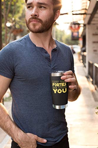 40th Birthday Gifts For Men Women - 1983 40th Birthday Decorations For Men Women - Gifts For Women Turning 40 - 40 Year Old Birthday Gifts For Men, Women, Dad, Mom, Husband, Wife - 20 Oz Tumbler