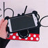for iPhone SE 2020 Case Cute iPhone 8 Case Cute iPhone 7 Case, iPhone 6S Case iPhone 6 Case Cute 3D Cartoon for Minnie Camera Cover Teens Girls Women Silicone Phone Case iPhone SE 2020 8 7 6S (4.7")