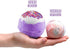 Unicorn Bubble Bath Bomb with Unicorn Necklace Inside. Extra Large Bath Ball (8 oz) in Giftable Box, 100% Natural Ingredients for Sensitive Skin. Gift on Easter, Birthday, Mother Day, Xmas