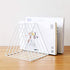 Triangle File Folder Racks and Magazine Holder,10 Lattice Metal Newspaper Holder Magazine File Storage for Office Home Decoration,White by Cq acrylic