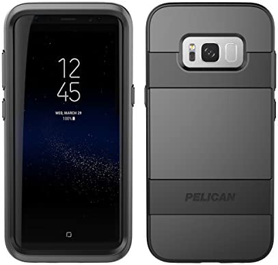 Pelican Voyager Samsung Galaxy S8 Case - Black/Black