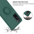 BENTOBEN Samsung Galaxy S20 FE 5G Case 2020, Slim Silicone | Kickstand with 360° Ring Holder | Support Car Mount | Soft Gel Rubber Hybrid Shockproof Bumper Anti-Scratch Non-Slip Cover, Midnight Green