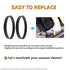 JEDELEOS Replacement Belts for Bissell 2252, 2253, 2254, 22543, 2255, 2256, 2258, 2259, 2260, 2316, 1309, 1790, 1792, 1793, 1413, 2739 Powerlifter / CleanView Swivel Rewind Pet Vacuum (Pack of 2)