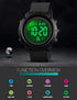 Big Boys Watch Digital Sports Waterproof Military Back Light Teenager Watch (Black) 1426