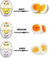 Egg Timer Sensitive Hard & Soft Boiled Color Changing Indicator Tells When Eggs are Ready (Yellow 2pcs)
