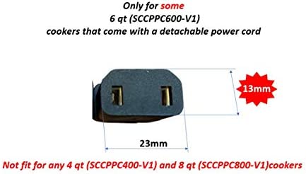 "1 GJS Gourmet Power Cord Compatible With Selected (Not ALL) 6 Quart Crock-Pot Express Crock Multicooker SCCPPC600-V1". This cord is not created or sold by Crock-Pot