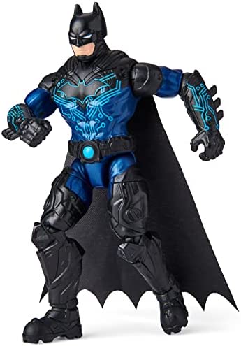 DC Comics Batman 4-inch Bat-Tech Batman and Robin Action Figures with 6 Mystery Accessories, for Kids Aged 3 and up, Amazon Exclusive