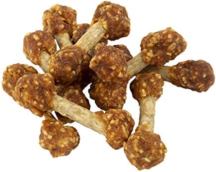 Good ’n’ Fun Chicken Flavored Dumbbells 4 Ounces, Rawhide Snacks for Small Dogs