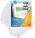 50 Sheet Protectors, Durable Clear Page Protectors 8.5 X 11 Inch for 3 Ring Binder, Plastic Sheet Sleeves, Durable Top Loading Paper Protector with Reinforced Holes, Archival Safe