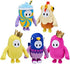 FALL GUYS Moose Toys Original Pink Bean Skin Official Collectable 8" Cuddly Deluxe Plush Toy Featuring The Gold Crown from The Ultimate Knockout Video Game, 5 Series 1 Characters