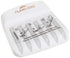Finishing Touch Flawless Dermaplane Glo Facial Exfoliator Replacement Heads Only, Dermaplane Tool Not Included, White, 6 Count (Packaging may vary)