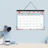 2023-2024 Desk Calendar - 18 Monthly Desk/Wall Calendar 2-in-1,16.8" x 12", Jan 2023 - Jun 2024, Thick Paper with Corner Protectors, Large Ruled Blocks - Floral