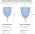 Saalt Menstrual Cup - Premium Design - Most Comfortable Period Cup - #1 Active Cup - Wear for 12 Hours - Soft, Flexible, Reusable Medical-Grade Silicone - Made in USA