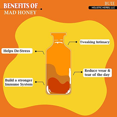 Mad Honey Nepal | Himalayan Honey | From Nectar of Rhododendron Plant | Medicinal Honey | 1 Teaspoon a day | 7.05 Oz. (200g)