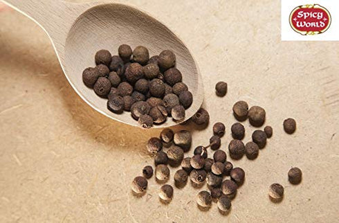 Allspice Whole Berries 3.5 Ounce Bag - by Spicy World (All Spice)