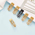 30 Pieces Double Grip Hair Clips Metal Snap Hair Barrettes for Women Girls Hair Making (Black)